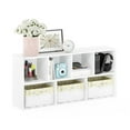 thumbnail image 4 of Pemberly Row Engineered Wood 7-Cube Reversible Open Shelf in White, 4 of 6
