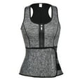 thumbnail image 6 of MISS MOLY Sweat Neoprene Sauna Suit Tank Top Vest with Adjustable Shaper Waist Trainer Belt, 6 of 6