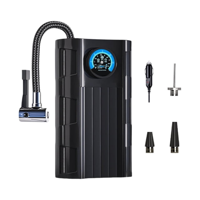 Portable Tire Inflator Air Pump Compact Rechargeable Air Compressors ,Easy to Use