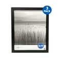thumbnail image 2 of Mainstays 8 x 10 Picture Frame, Black Gallery Style, Tabletop or Wall Display, Set of 3, 2 of 8