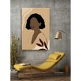 thumbnail image 2 of Black History Month 2021 Gifts for Her African Girl Beautiful Woman Canvas Wall Art Home Living Room Decor, 2 of 7