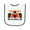 White and Navy, variant on Inktastic 1st Birthday Race Car Boys Baby Terry Cloth Bib
