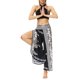thumbnail image 5 of VISgogo Pantalones de pierna ancha de verano para mujer, pantalones sueltos sueltos de tiro medio con estampado bohemio con divisiones para yoga, playa, vacaciones VISgogo  moda, 5 of 9