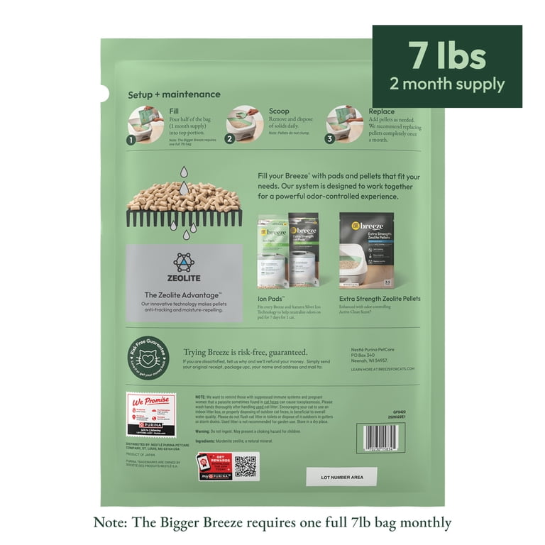 Purina Tidy Cats Breeze Unscented Pellet Litter Refill photo 6