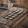 thumbnail image 4 of VHC Brands Runner 12x36, Cotton Dining Room, Kitchen Table Runner, Country Farmhouse Style, Black Check Collection, Rectangle 12x36, Country Black, 4 of 5