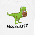 thumbnail image 4 of Inktastic Eggs-cellent Cute Easter T-Rex Dinosaur Boys or Girls Baby Bodysuit, 4 of 5