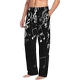 thumbnail image 6 of Rocae Falling Musical Mens Pajama Pants Pj Pants Mens Lounge Pants-X-Large, 6 of 6