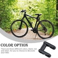 thumbnail image 4 of Eigraketly SP8 bicicleta doble vástago 25,4mm manillar aleación de aluminio elevador moderno elaborado reemplazo bicicleta mango hueco negro Ciclismo Negro Eigraketly OD023856-01, 4 of 6