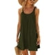 thumbnail image 1 of Vestido de tirantes plisado para mujer, vestido de verano de talla grande para mujer, vestido de tirantes tipo túnica con escote redondo, diseño exquisito, 1 of 6
