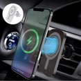 thumbnail image 1 of Magnetic Wireless Car Charger for Phone, Fast Wireless Car Mount with Secure Air Vent Clamp, White, 1 of 8
