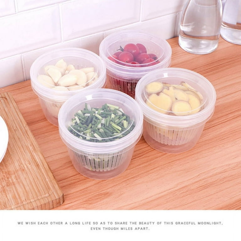 Fresh Fruit and Vegetable Food Keeper Saver Storage Container with Air  Vented Lids Produce Keeper Dishwasher, Freezer, Refrigerator-Safe – 100%
