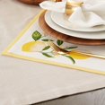 thumbnail image 4 of Collection de Table Lemon Bliss de Haute Qualité, Ensemble de Napperons 6 Pcs avec Fonctionnalité Supérieure. Ne Manque Pas!, 4 of 5