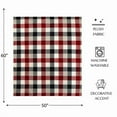 thumbnail image 3 of Mainstays Cozy Plush Throw Blanket, Red Plaid 50" x 60" All Ages, 3 of 5