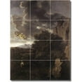 thumbnail image 1 of Ceramic Tile Mural-Nicholas Poussin Religious Custom Tile Mural 13. 36" w x 48" h using (12) 12 x 12 ceramic tiles, 1 of 3