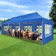 thumbnail image 5 of HOTEEL Canopy 10x30 Pop up Canopy with 8 Sidewalls Heavy Duty Party Tent Outdoor Party Event Gazebo Commercial Canopy Tents for Parties Wedding Outdoor Events,Blue, 5 of 15