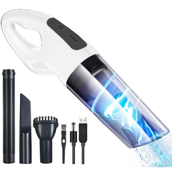 Handheld Vacuum Cleaner Portable Cordless Vacuum with Car & Wall Rechargeable Lithium-ion,Detailing Vacuum Cleaners for Wet and Dry Furniture, Dust Buster, Carpets
