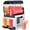 Black-12L*2, variant on Memoryfield Commercial Slushy Machine, 12L*3 Stainless Steel Frozen Drink Maker, Self-Cleaning Margarita Slushie Machine for Coffee Shops, Restaurants & Home Use, Black