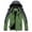 Green, variant on Lenago Man's Warm Waterproof Windbreaker Hooded Raincoat Snowboarding Jackets