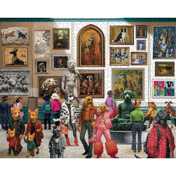 Springbok 1000 Piece Paws and Portraits Jigsaw Puzzle for Adults - Poster Included