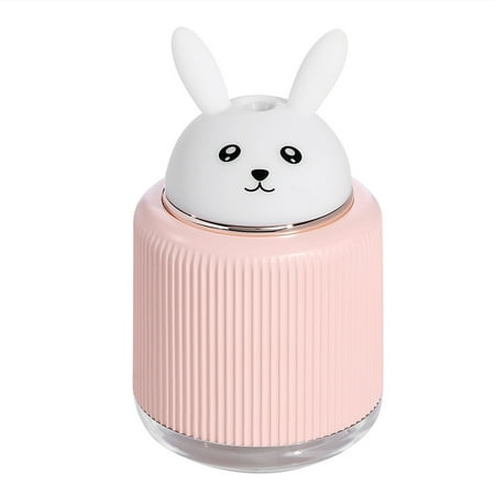 

Dasbsug Bunny Air Humidifier Aroma Essential Oil Diffuser USB Fogger Mist Maker with LED Light Home Car 300ml