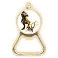 thumbnail image 1 of Jet Menacing Dinosaur Form Beer Bottle Cap Opener Stainless Steel Key Chain, 1 of 3