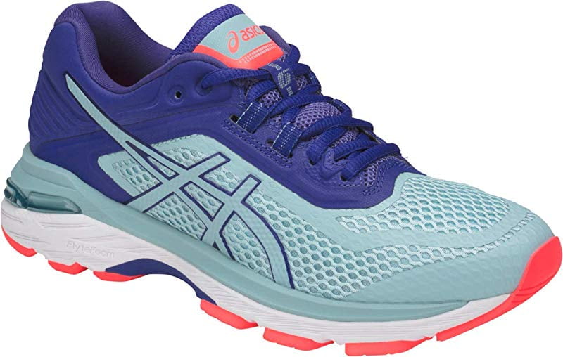 asics blue trainers womens