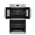 thumbnail image 4 of Forno Asti 30-Inch Double Electric Wall Oven with Upper French Doors in Stainless Steel, 7.36 cu. ft. Dual True Convection, 7,200W, Air Fry, Sous Vide, Self-Clean, 4 of 10