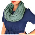 thumbnail image 5 of Lightweight Sheer Shimmering Crinkled Pattern Infinity Loop Scarf, 5 of 10