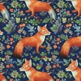 thumbnail image 6 of HAOXIT Fox Strawberry Round Tablecloth Waterproof Durable Cloth Tablecloths Washable Fabric Table Cover Wrinkle Resistant Table Cloth for Indoor Outdoor Kitchen Party Dining Room, 6 of 8