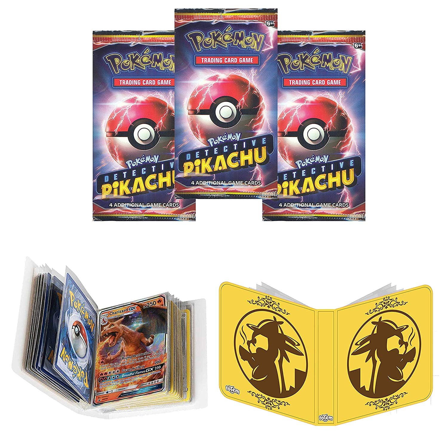 Totem World 3 Detective Pikachu Booster Pack Set with Detective Pikachu