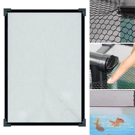 Fish Tank Lid Cover DIY Kit Magnetic Anti Jumping Mesh Screen Net Cover