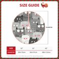 thumbnail image 2 of Haiem Cats Group Pattern Christmas Tree Skirt Merry Christmas Party Christmas Tree Decoration,New Year Decorations-36", 2 of 6
