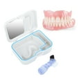 thumbnail image 2 of ANGGREK Denture Bath Box, Denture Cup, Denture Case Lid, Denture Bath Box False Teeth Storage Box With Mirror And Cleaning Brush, 2 of 8