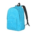 thumbnail image 3 of Sigee Sky Blue Glitter for Canvas Large Capacity Laptop Backpack for Men and Women, Travel Backpack, 3 of 8