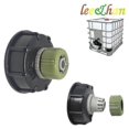 thumbnail image 3 of 1000 liter IBC tank (tap only) with S60x6 changeover valve and 3/4-Yvan (tap only), 3 of 3