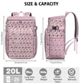 thumbnail image 3 of Travel Cooler Bag - French Bulldog Cute Bone Paw Print Camping Beer Cooler Backpack with Bottle Opener- Waterproof Insulated Picnic Backpacks - Cooler Bag for Beach, 3 of 6