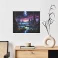 thumbnail image 6 of Lsque Fantasy Landscape Starry Night Print Wall Art – Decorative Picture for Living Room, Bedroom, and Office (Horizontal), 6 of 6