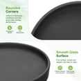 thumbnail image 2 of Uxcell 2-Pack Ceramic Plant Saucers, 5.3 Inch ID Flower Pot Plant Saucers, Flowerpot Drip Tray [5.9 Inch OD, Black], 2 of 6