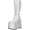 thumbnail image 3 of Bottes Galactiques Holographiques Argentées pour Femmes, 3 of 3