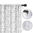 thumbnail image 4 of Blackout Kids Curtains,Baseballs Trophies White Pattern Children's Insulated Curtains Set Of 2,Bedroom Essentials,Toddler Room Decor 42"x63", 4 of 5