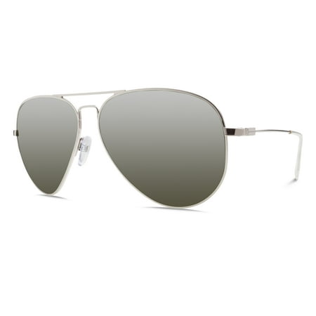 Electric AV1 Large Polarized Level I Sunglasses, Platinum/Ohm-Grey, OS