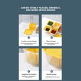 thumbnail image 3 of Recipiente De Almacenamiento De Alimentos De Cocina Con Cesta De Escurridor, Organizador De Frutas Y Verduras De Plástico Pp Insípido Con Asa Portátil Y Tapa, Caja De Almacenamiento De Alimentos Kearding HA025368-01, 3 of 6
