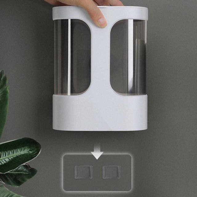 Dispensador De Vasos ANGGREK Automático De Vasos Tipo Tirador Blanco
