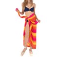 thumbnail image 2 of HAPPY BAY Women's Beachwear Summer Beach Bikini Wraps Sarong Wrap Skirt Swimsuit Swimwear Coverups Bathing Suit Swim Cover ups for Womens One Size Gold, Tie Dye, 2 of 4