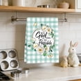 thumbnail image 6 of 2pcs Easter Kitchen Towels, Absorbent Hand Towels, Easter Decorations for Home, Tea Towels Dish Cloths for Cooking Baking Cleaning, Spring Easter Themed Kitchen Decor, 25.9*17.7in, C, 6 of 6