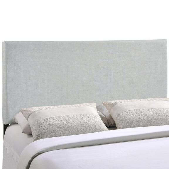 Modway Region King Upholstered Fabric Headboard in Sky Gray