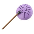 thumbnail image 5 of Mini Handpan Drum, 6 Note Percussion Instrument w/Stick, Soothing  Relaxing Sounds, 5 of 10