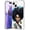 Blue Unique Marble Stone, variant on Compatible with iPhone 14 Case Clear Cute for Women - Rugged Phone Cases Funda Protector Cover Skin (Black Cat Ears Animal)