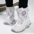 thumbnail image 3 of Xijirk Girls Snow Boots Winter Shoes Outdoor School Warm Snow Boots for Boys Girls,Size 2.5, 3 of 7