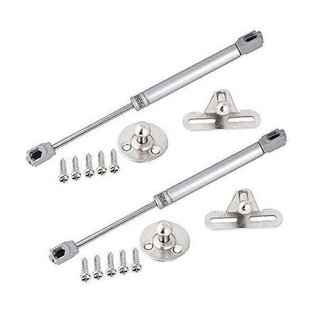 Vérins à Gaz Hydrauliques pour Levage de Porte Armoire Meuble Cuisine Amortisseur Charniè, 150N/15kg 270 mm, Lote de 2,